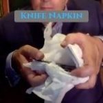 knife napkin
