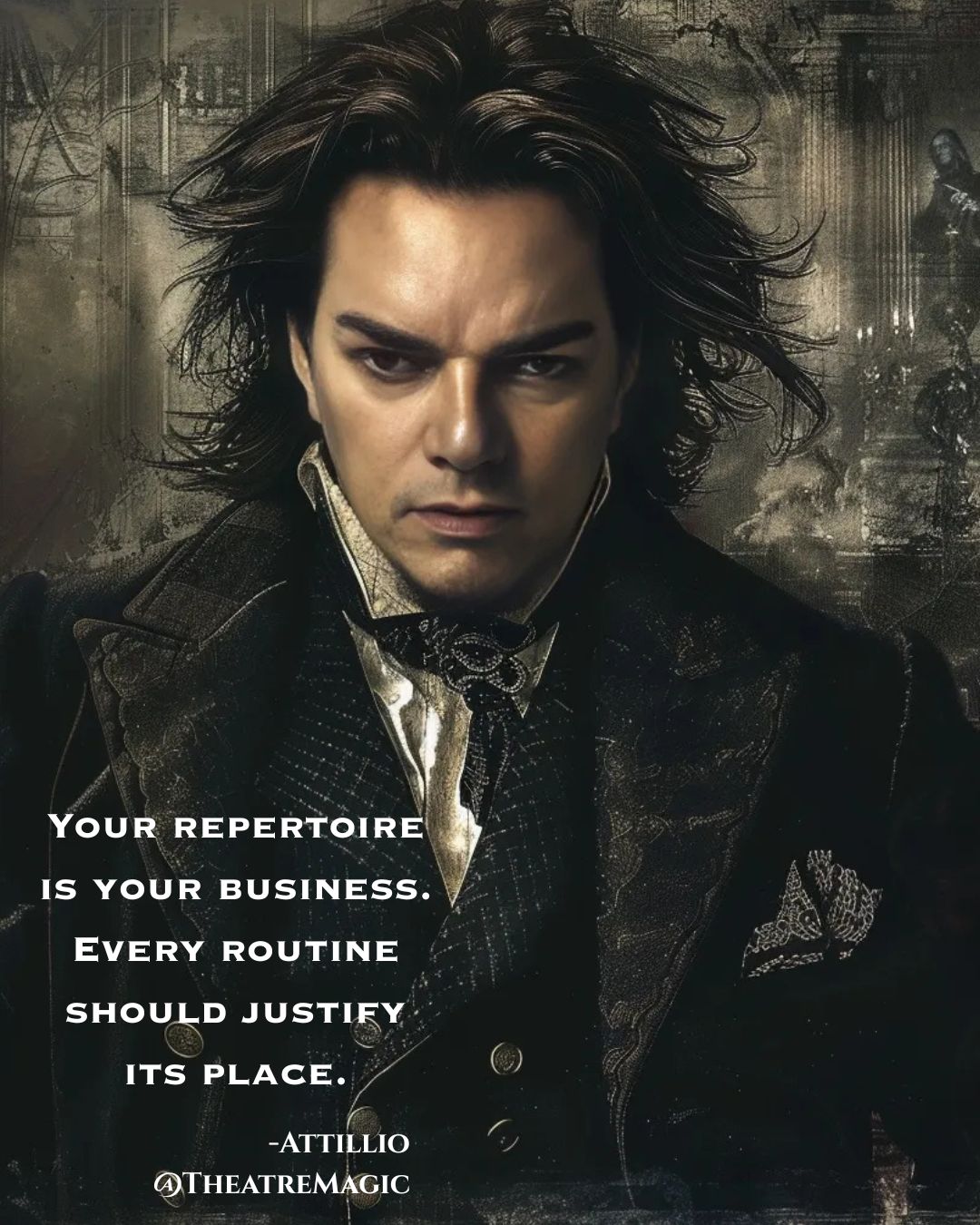 your repertoire is your business. every routine should justify its place.