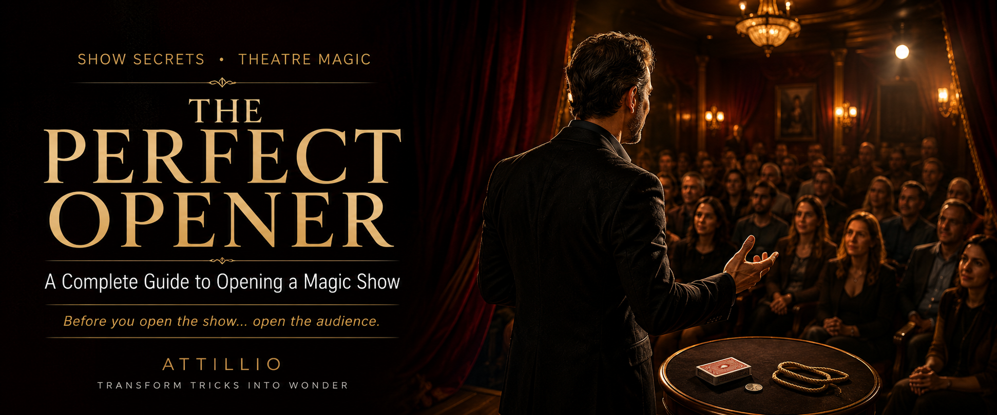 THE PERFECT OPENER<br />
A Complete Guide to Opening a Magic Show